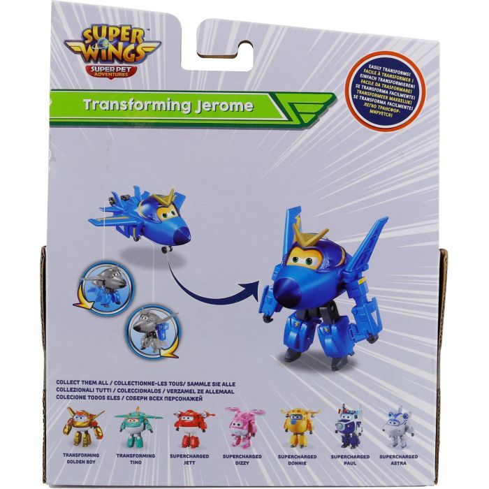 Трансформер Super Wings Transforming Джером (Jerome) (EU770230) изображение 12