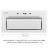 Вытяжка кухонная Weilor LUMINA WBG 66 WHITE изображение 2
