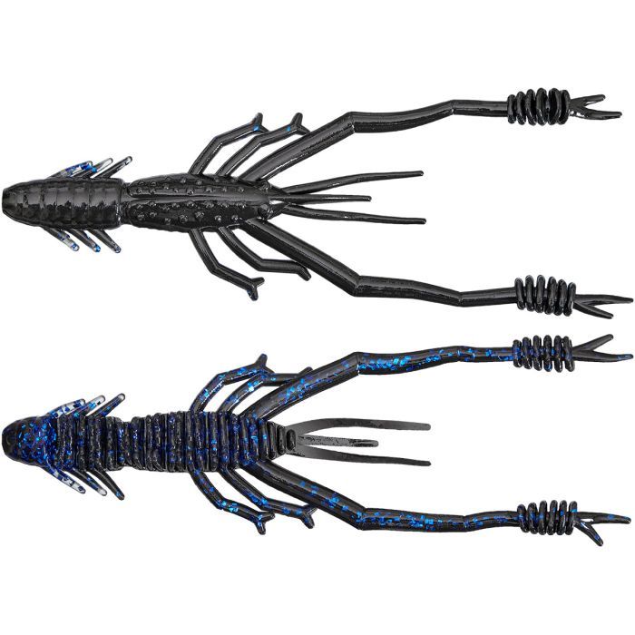 Силикон рыболовный Reins Ring Shrimp 4" B11 Blue Belly (6 шт/уп.) (1552.09.15)