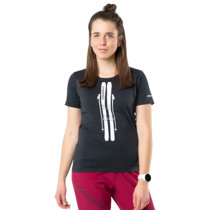 Футболка Dynafit Graphic Cotton Wmn 70999 0917 - 40/34 (XS) - чорний (016.002.1991)