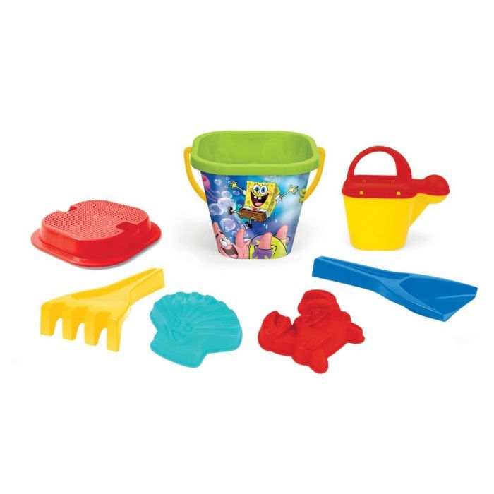 Игрушка для песка Wader Набор 7 элементов Губка Боб, Spongebob (81642)