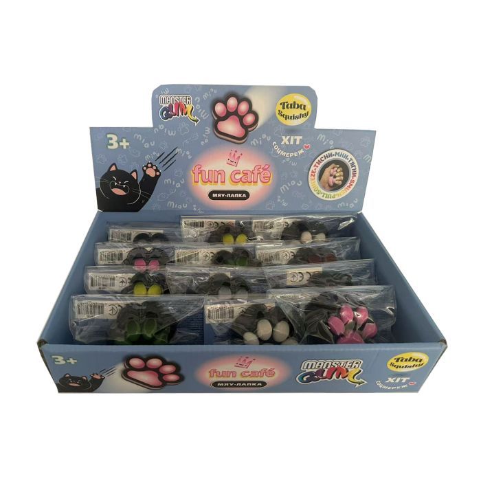 Антистресс Monster Gum Fun Cafe Taba - Мяу-лапка (T26183) изображение 2
