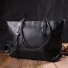 Сумка Vintage Из натуральной кожи Черная (22082) изображение 8