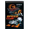 Блокнот Kite на спирали Hot Wheels А6, 48 листов, нелинованный (HW24-196)