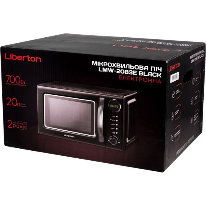 Микроволновая печь Liberton LMW-2083E black изображение 7