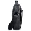 Сумка Vintage Мессенджер кожаная Черная (20247) изображение 8
