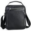 Сумка Vintage Мессенджер кожаная Черная (20247)