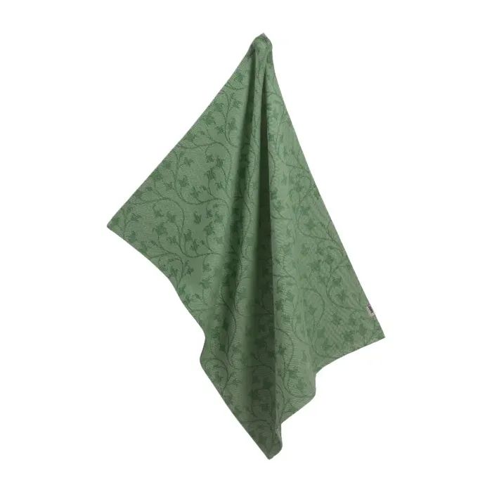 Рушник Kela кухонний Cora, 70x50 см, зелений візерунок (12822) (00000024659)