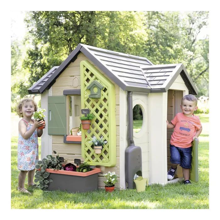 Игровой домик Smoby Life Садовий з кашпо та годівничкою (7600810408) изображение 7