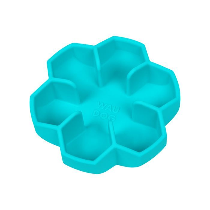 Универсальная посуда для животных WAUDOG Silicone миска для медленного питания 450 мл розовая (23537)
