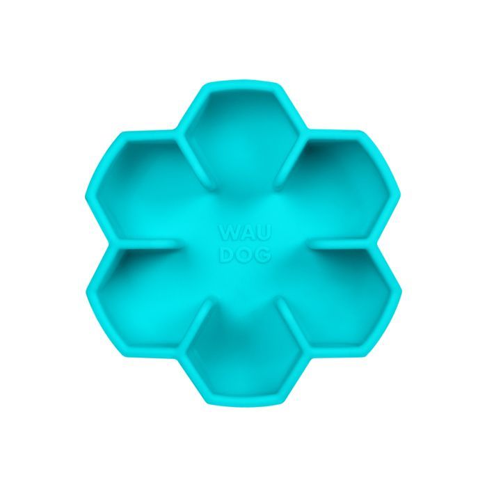 Универсальная посуда для животных WAUDOG Silicone миска для медленного питания 450 мл розовая (23537) изображение 2