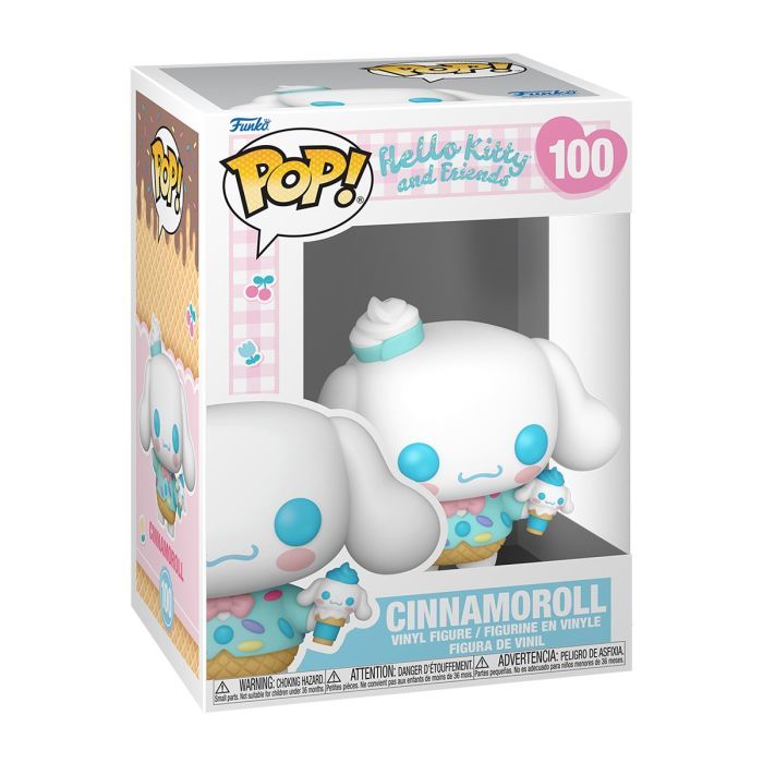 Фигурка Funko Pop серии Sanrio: Hello Kitty - Синнаморолл с мороженым (83693) изображение 3