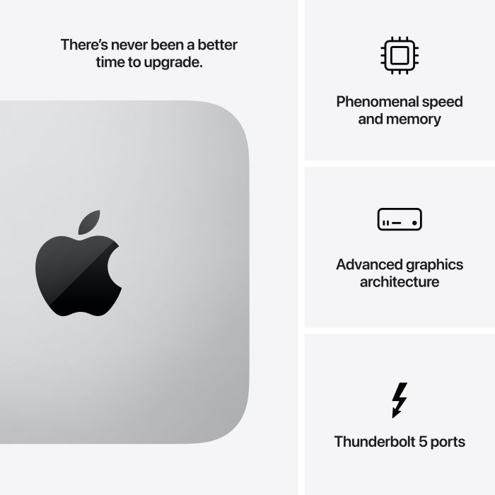 Комп'ютер Apple A3389 Mac Studio / M3 Ultra chip with 28core CPU, 60core GPU, 96GB, 1TB (MU973UA/A) зображення 4