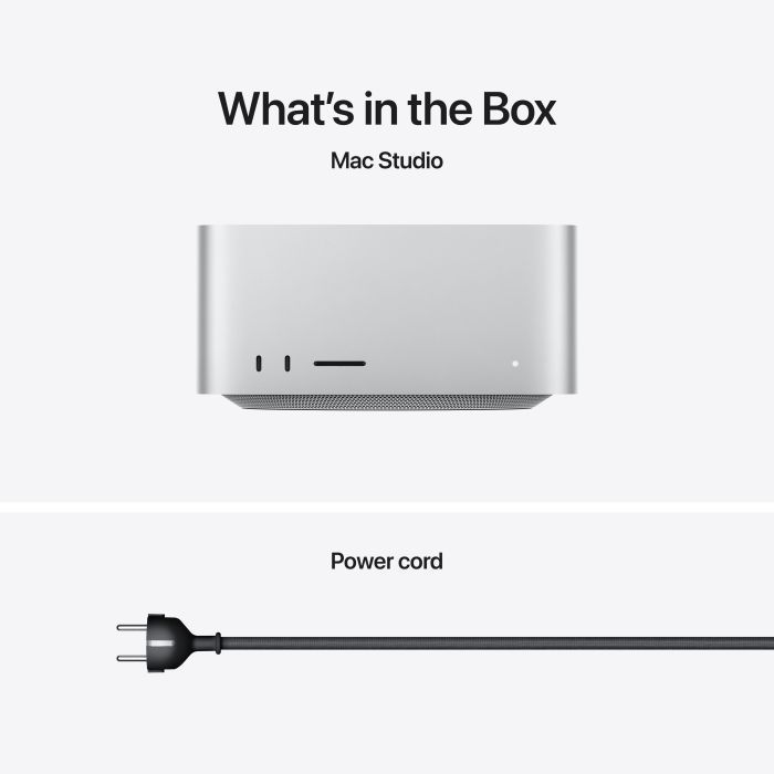 Комп'ютер Apple A3389 Mac Studio / M3 Ultra chip with 28core CPU, 60core GPU, 96GB, 1TB (MU973UA/A) зображення 5