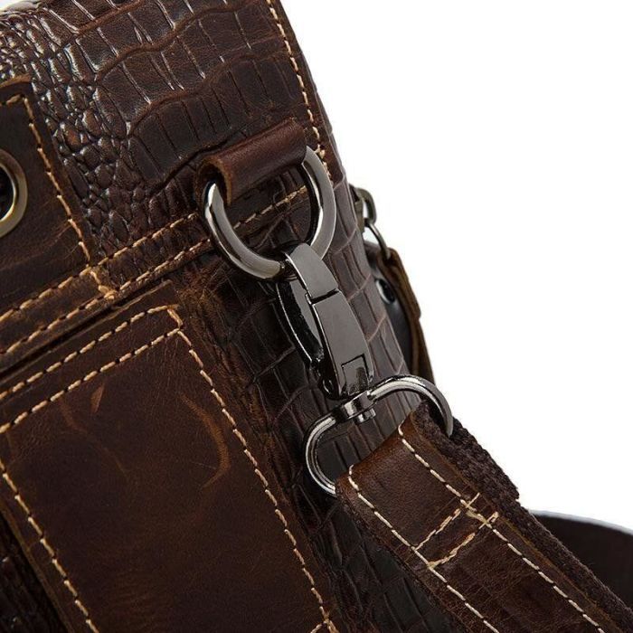 Сумка Vintage Коричнева (20038) зображення 11