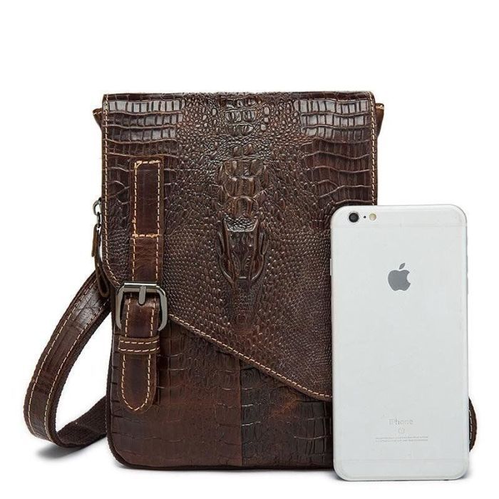 Сумка Vintage Коричнева (20038) зображення 5