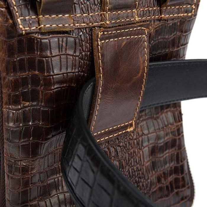 Сумка Vintage Коричнева (20038) зображення 7