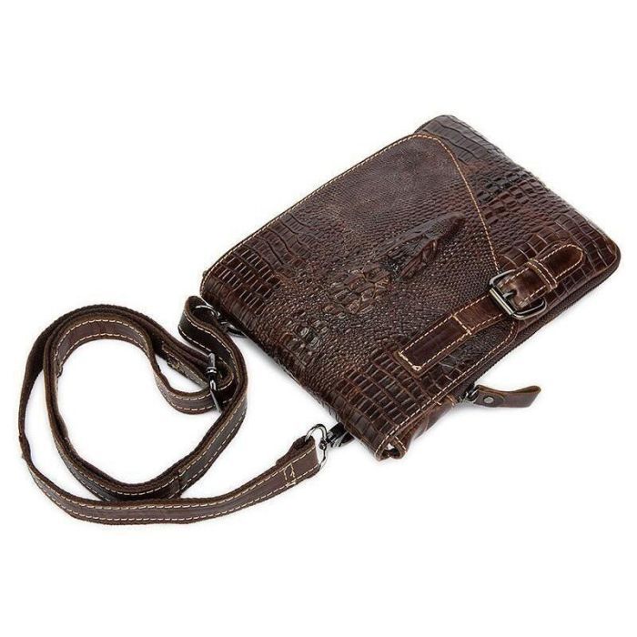 Сумка Vintage Коричнева (20038) зображення 9