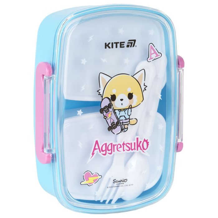 Ланч-бокс детский Kite Aggretsuko з наповненням 750 мл (AR25-181)