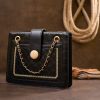 Сумка Vintage Из кожзаменителя Черная (sale_14943) изображение 4