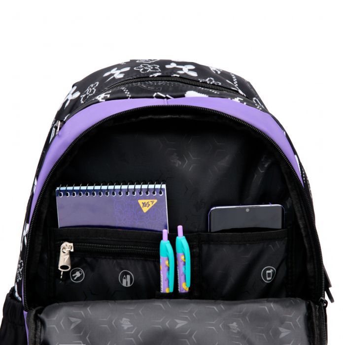 Рюкзак шкільний Yes Purple Game TS-43 (559991) зображення 10