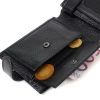 Портмоне Bond Accessories Из натуральной зернистой кожи Черное (22059) изображение 9