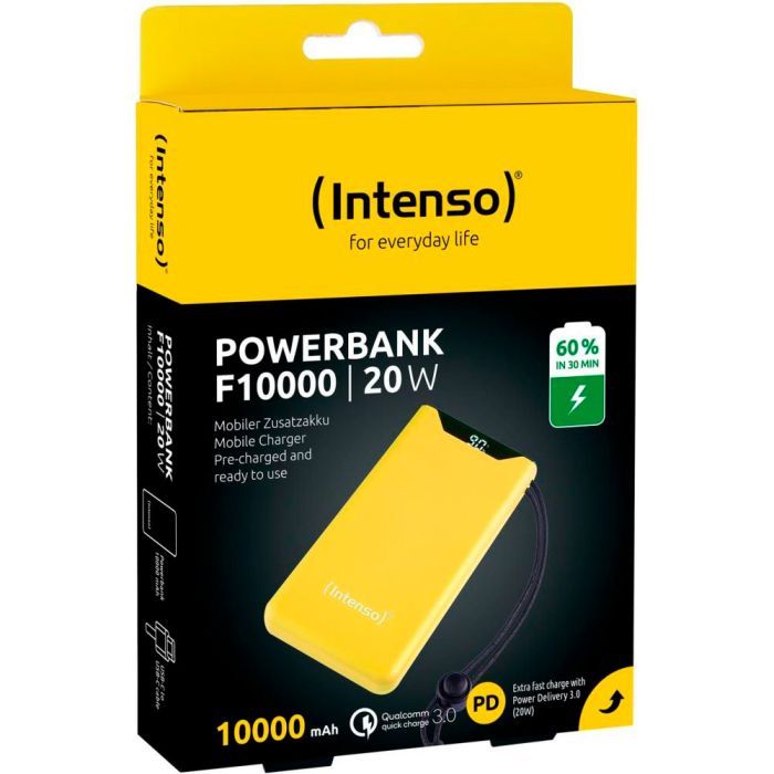 Батарея універсальна Intenso F10000 10000mAh QC/3.0 yellow (7332039) зображення 5