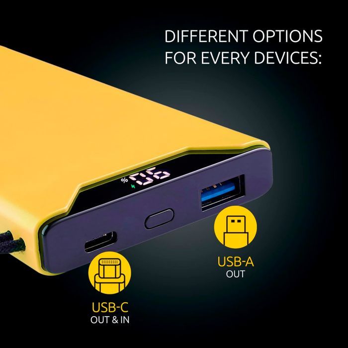 Батарея універсальна Intenso F10000 10000mAh QC/3.0 yellow (7332039) зображення 8