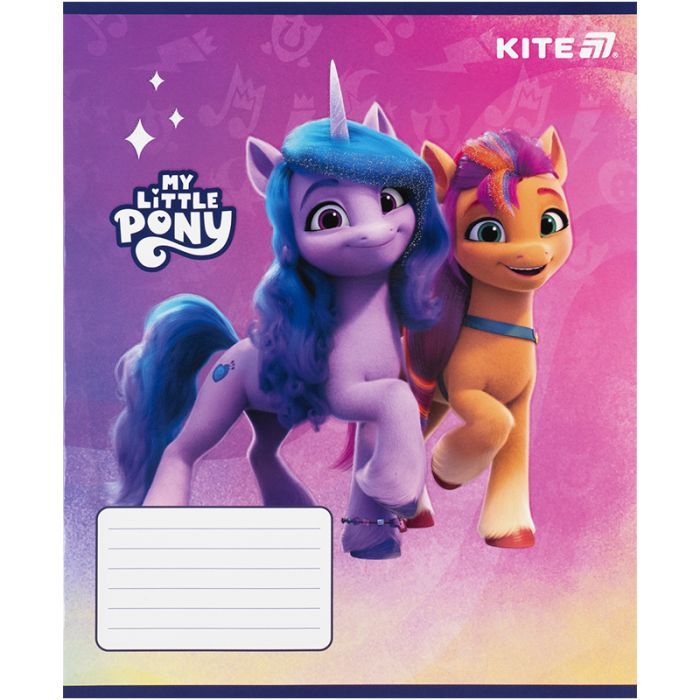Зошит Kite My Little Pony, 12 аркушів, коса лінія (LP25-235) зображення 10