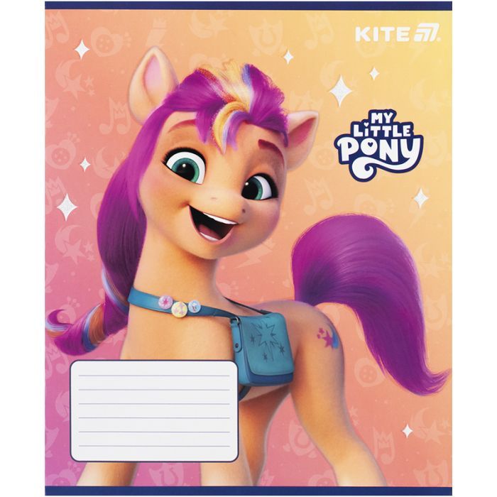 Зошит Kite My Little Pony, 12 аркушів, коса лінія (LP25-235) зображення 8