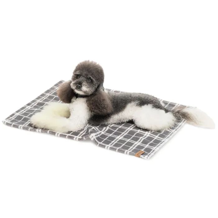 Коврик для животных Pet Fashion Bliss 2 70.5х94 см серый в клеточку (4823082441310) изображение 6