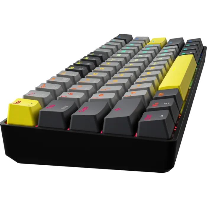Клавиатура GamePro MK130G Pro Outemu Red Switch Hot-Swap 60 RGB USB/Wireless/Bluetooth Black (MK130G Pro) изображение 3