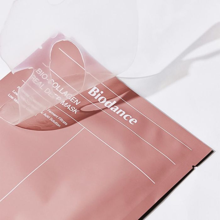 Маска для обличчя Biodance Bio Collagen Real Deep Mask Sheet 34 г (8809937360834) зображення 3
