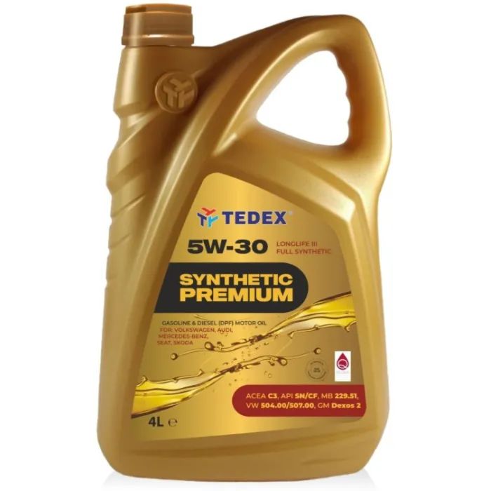 Моторное масло TEDEX SYNTHETIC PREMIUM 4л