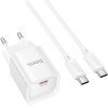 Зарядний пристрій HOCO C146A Charm USB-C PD20W + cable USB-C to USB-C White (6942007630269) зображення 2