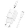 Зарядний пристрій HOCO C146A Charm USB-C PD20W + cable USB-C to USB-C White (6942007630269) зображення 4