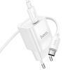 Зарядний пристрій HOCO C146A Charm USB-C PD20W + cable USB-C to USB-C White (6942007630269) зображення 5