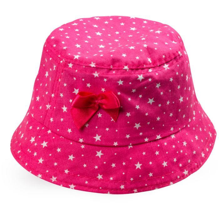 Панама детская Kitti со звездочками (T9350-1-44G-pink)