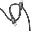 Дата кабель USB-C to USB-C 1.0m 60W Superior BX98 black BOROFONE (6941991104497) изображение 3