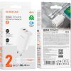 Зарядное устройство BOROFONE BN10 Sunlight 1xUSB-C PD65W + 1xUSB-A + cable USB-C to USB-C White (6974443388206) изображение 7