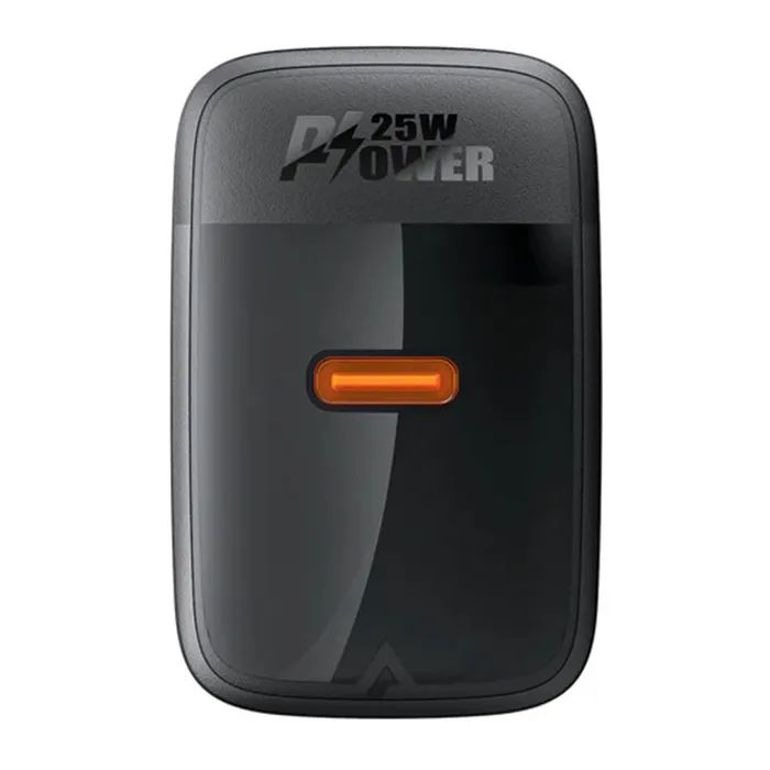 Зарядний пристрій Acefast A104 USB-C PD25W GaN Black (6974316283355) зображення 4
