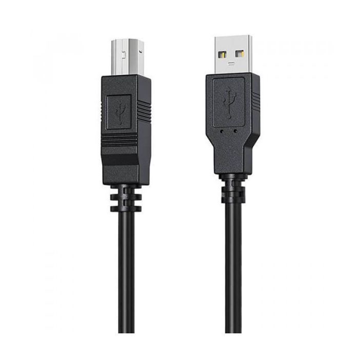 Кабель для принтера USB 2.0 AM/BM 3.0m black HP (DHC-PT100-3M)