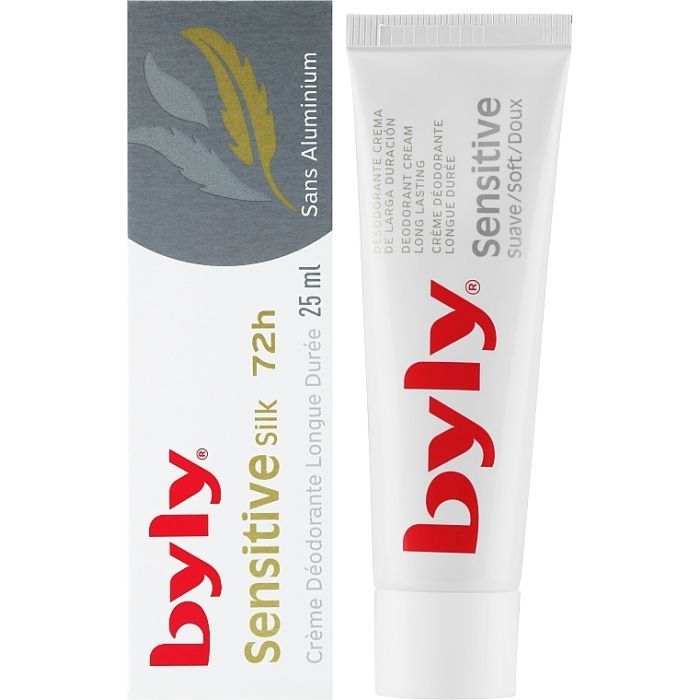 Дезодорант Byly Крем Sensitive Без солей алюминия Защита 72 часа 25 мл (8411104003644) изображение 2
