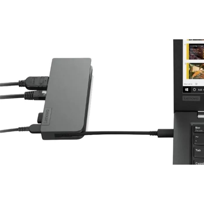 Концентратор Lenovo Powered USB-C Travel Hub-WW (4X90S92381) зображення 2