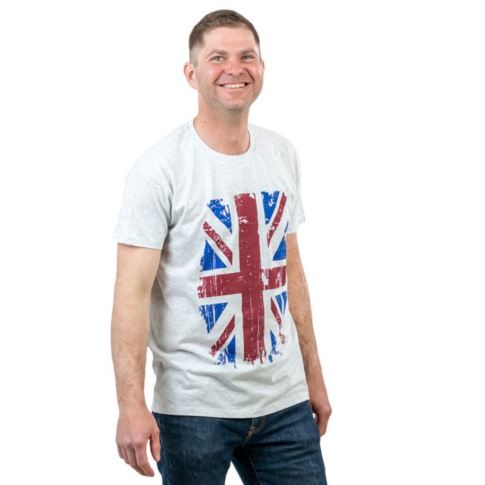 Футболка Sol's Regent Great Britain Flag 150 світло-меланжевий L (11380300/10L) изображение 2