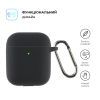 Чехол для наушников Armorstandart Ultrathin Silicone Case With Hook для Apple AirPods 2 Black (ARM59679) изображение 2