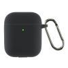 Чехол для наушников Armorstandart Ultrathin Silicone Case With Hook для Apple AirPods 2 Black (ARM59679)