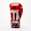 Боксерские перчатки Leone GN208 Iconic Red 12 унцій (GN208_Red_12oz) изображение 5