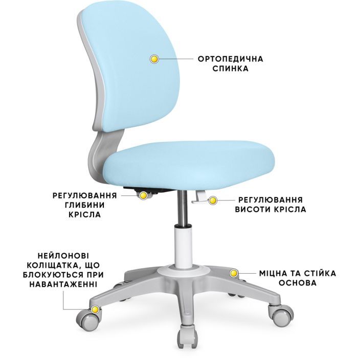 Дитяче крісло Evo-kids Limpi Blue (Y-212 KBL) зображення 2