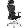 Офисное кресло Mealux D1 Air Fabric Black (HF-D1 F/B) изображение 6